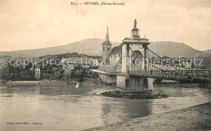 Seyssel Haute-Savoie Rhone Bruecke