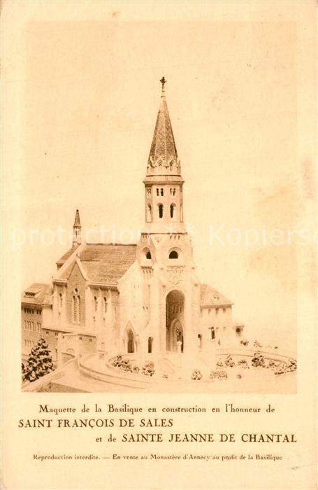 Annecy Haute-Savoie Maquette de la Basilique