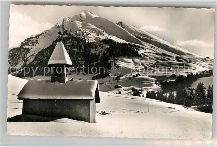 La Clusaz Chapelle du Gotty Alpes en hiver