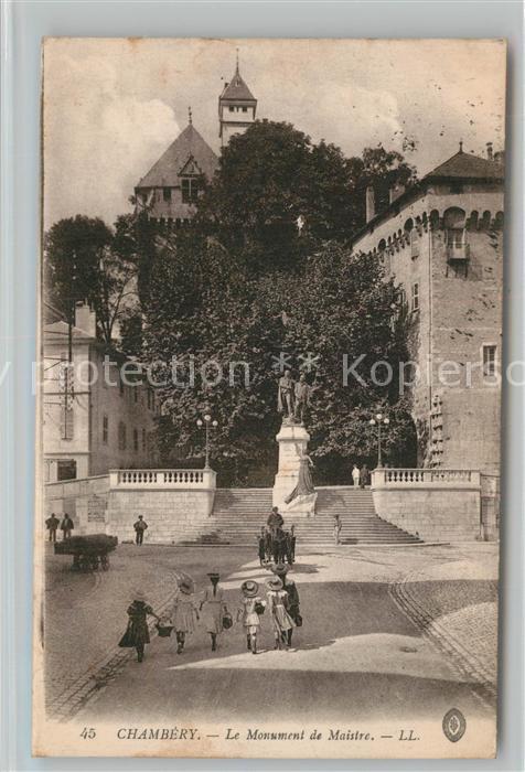 Chambery Savoie Monument de Maistre
