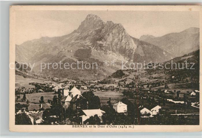 Bernex Haute-Savoie Panorama et la Dent d Oche Alpes