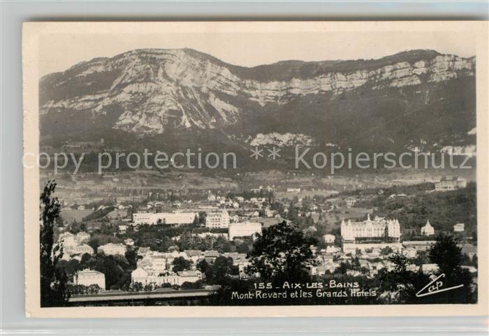 Aix-les-Bains Panorama Grands Hotels Mont Revard Alpe