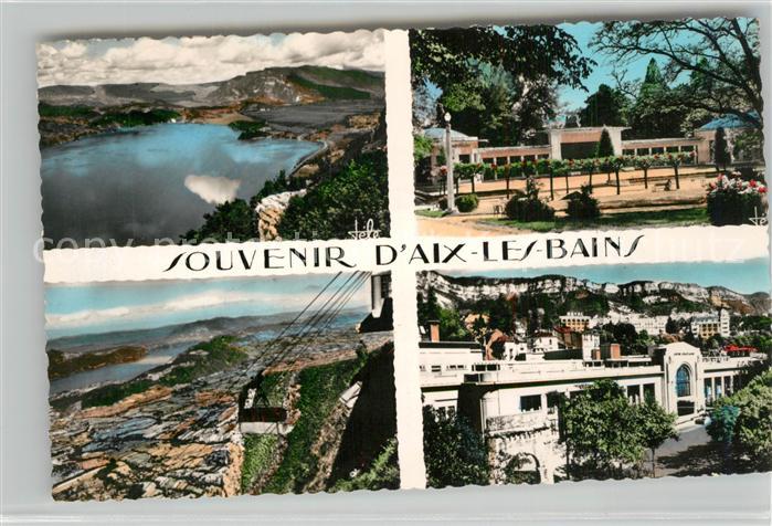 Aix-les-Bains Panorama Lac Parc Téléférique Etablissement Thermal