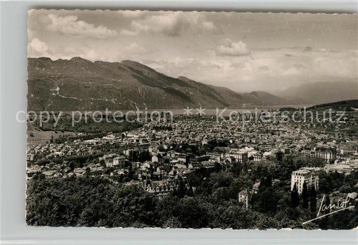 Aix-les-Bains Vue Generale et les Alpes