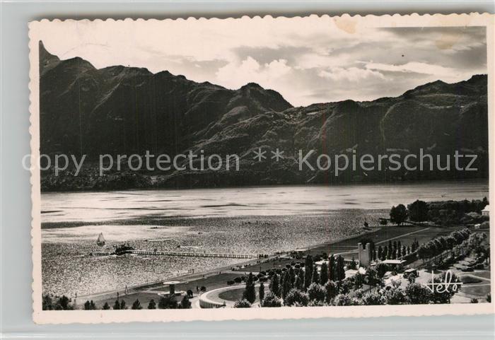 Aix-les-Bains Plage municipale et Dent du Chat Alpes