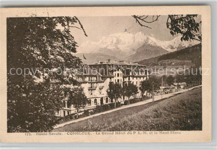 Combloux Grand Hotel et le Mont Blanc Alpes Fran