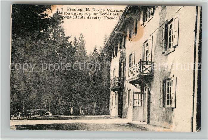 Boege Ermitage Notre Dame des Voirons Maison de repos