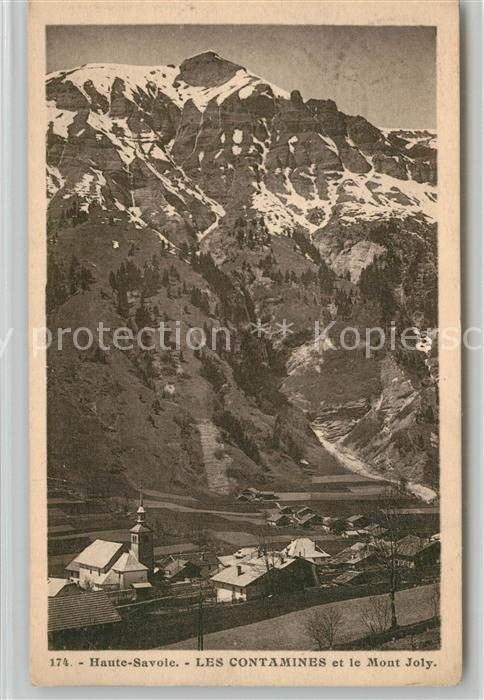 Les Contamines-Montjoie Panorama Mont July Alpes