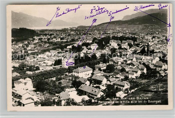 Aix-les-Bains Panorama Lac du Bourget Alpes