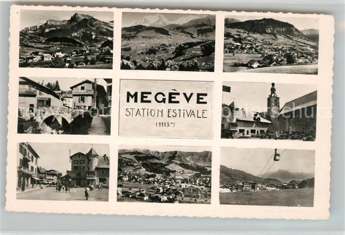 Megeve Panorama Station estivale Alpes