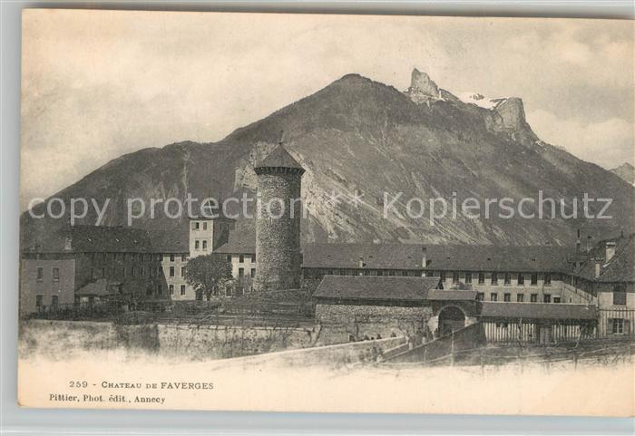 Faverges Chateau Alpes