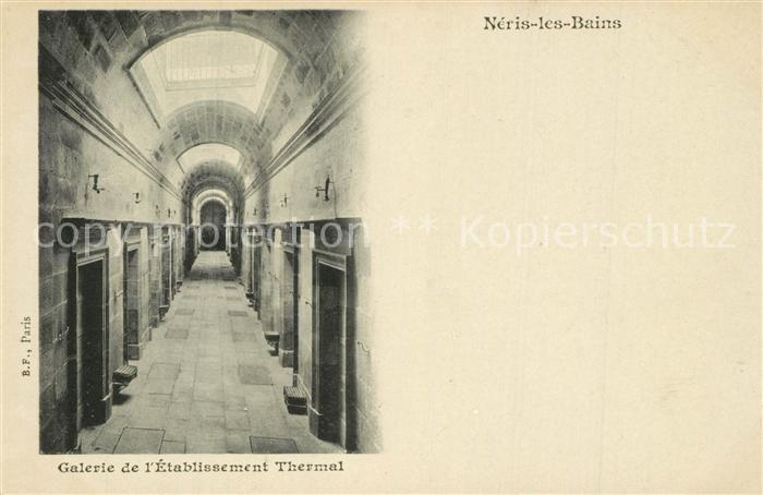 Neris-les-Bains Galerie de l'Etablissement Thermal