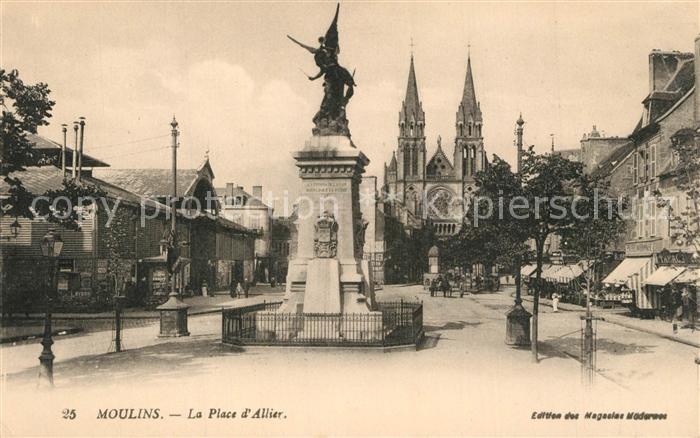 Moulins Allier Place d_Allier Monument