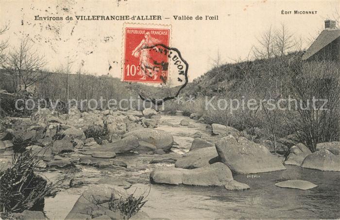 Villefranche d Allier Paysage Vallee de l'oeil