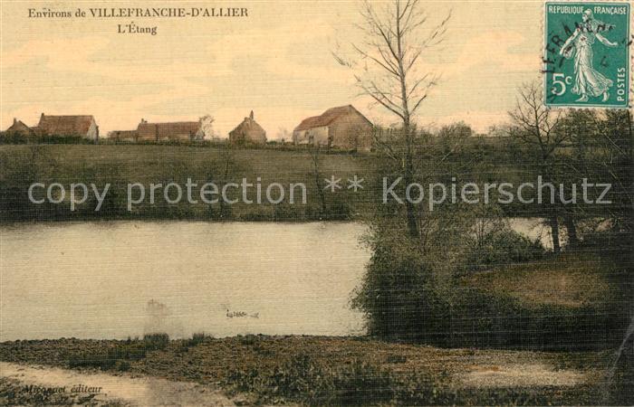 Villefranche d Allier Etang