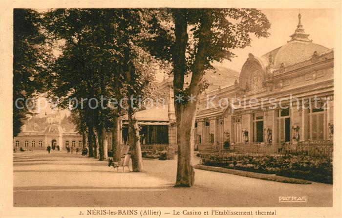Neris-les-Bains Casino Etablissement thermal