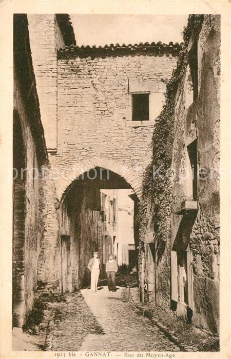Gannat Rue du Moyen Age