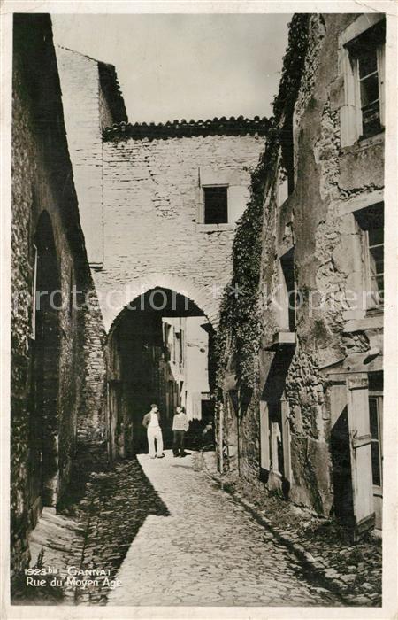 Gannat Rue du Moyen Age