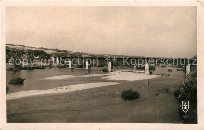 Diou Allier Pont du chemin de fer sur la Loire