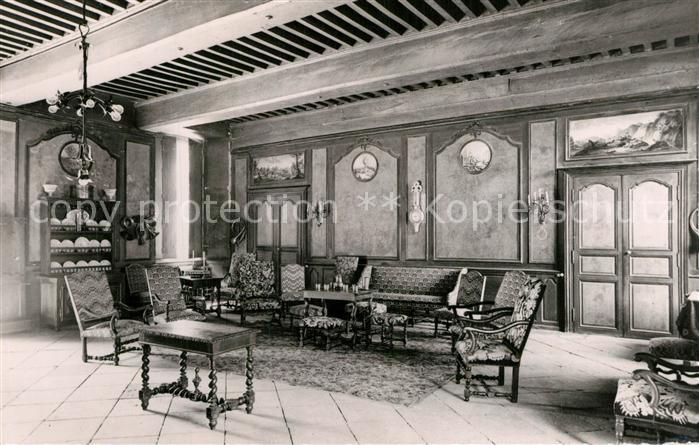 Effiat Chateau Salle des Gardes Mobilier du Maréchal