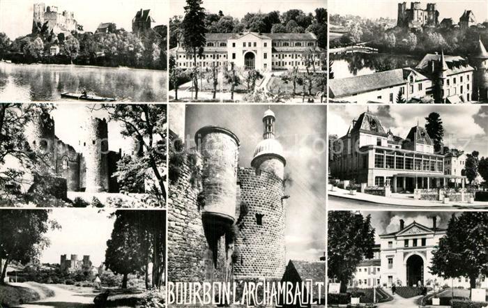 Bourbon-l Archambault Etang Etablissement Thermal Chateau Casino