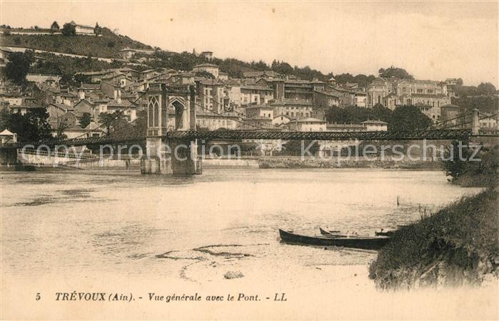 Trevoux Vue Generale et le Pont