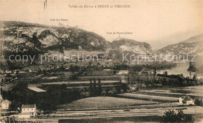 Brens Ain Panorama Vallee du Rhône