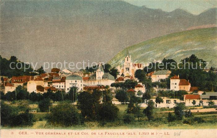 Gex Vue Generale Col de la Faucille