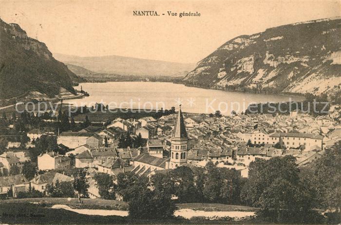 Nantua Vue Generale Montagnes