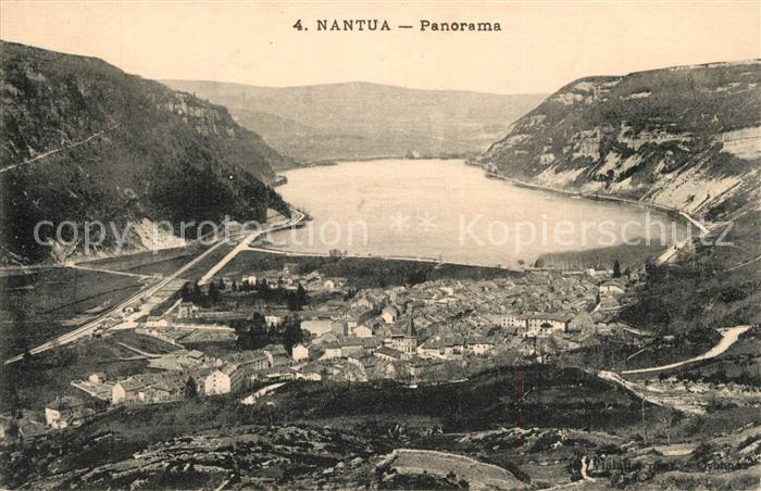 Nantua Panorama Lac de Nantua Montagnes