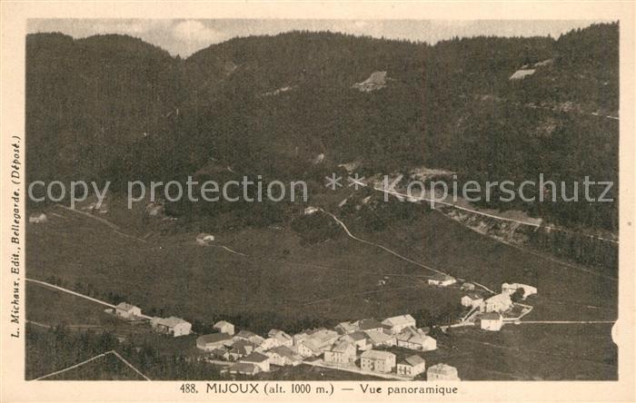 Mijoux Vue aérienne