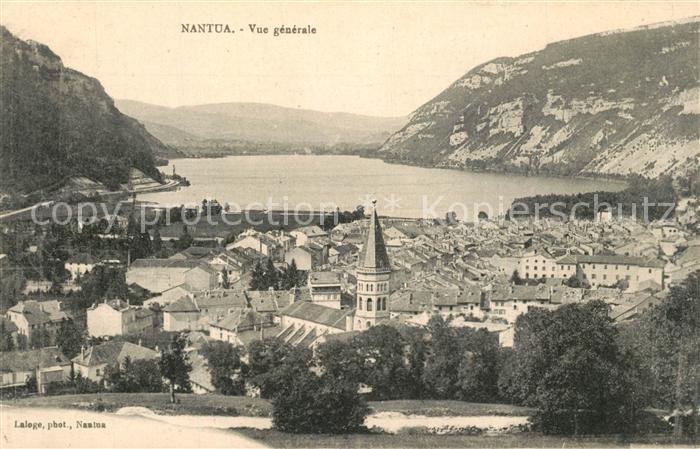 Nantua Vue Generale Lac Montagnes