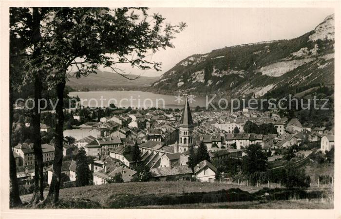 Nantua Vue Generale et le Lac Montagnes