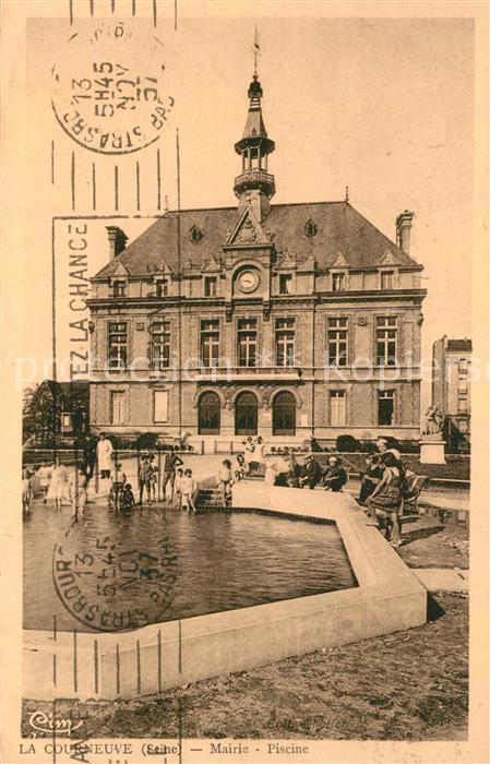 La Courneuve La Mairie et la piscine