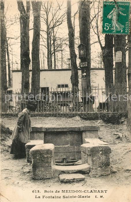 Clamart Bois de Meudon Fontaine Sainte Marie