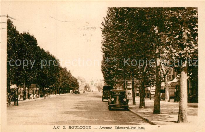 Boulogne-Billancourt Avenue Edouard Vaillant