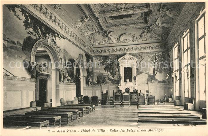 Asnieres-sur-Seine Hotel de Ville Salle des Fêtes et des M
