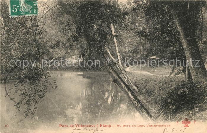 Marnes-la-Coquette Parc de Villeneuve l'Etang au bord du L