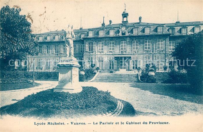Vanves Lycée Michelet le Partoir et Cabinet du Proviseur Statue Monument
