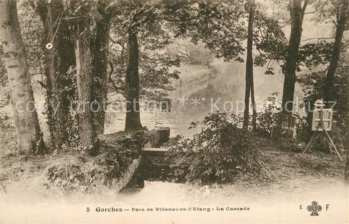 Garches Parc de Villeneuve l'Etang La Cascade