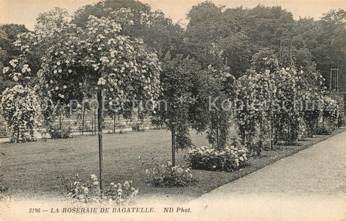 Bois de Boulogne La Roseraie de Bagatelle