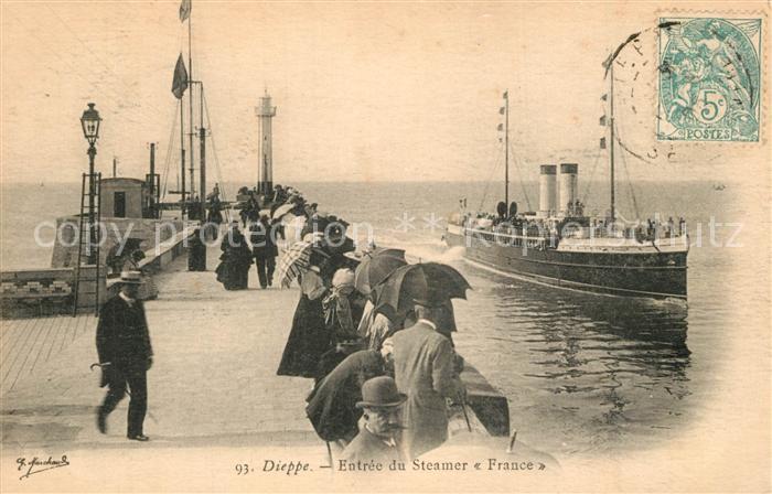 Dieppe 76 Entrée du Steamer France