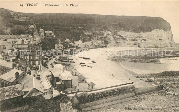 Yport Panorama de la Plage