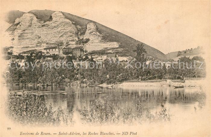 Saint Adrien Rouen Les Roches Blanches aux bords de la rivière