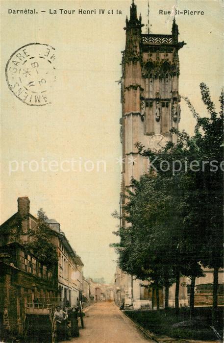 Darnetal La Tour Henri IV et Rue Saint Pierre