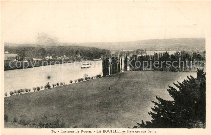 La Bouille 76 Paysage sur Seine