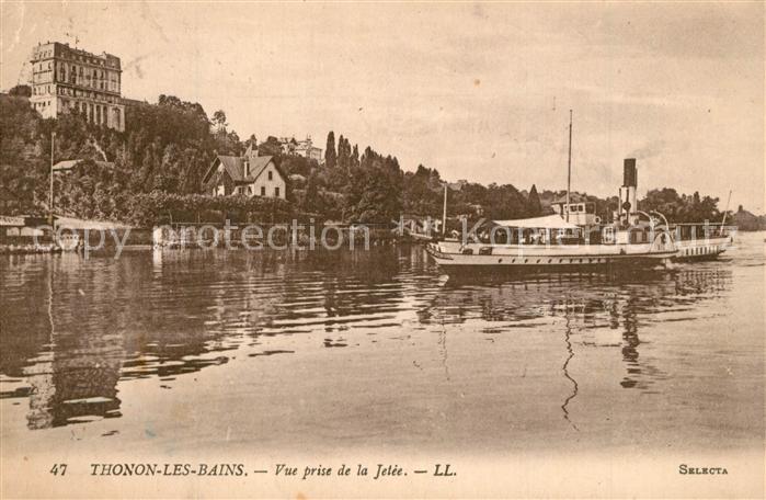 Thonon-les-Bains Vue prise de la Jetée