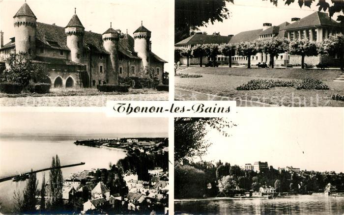 Thonon-les-Bains Chateau de Ripaille Etablissement Thermal Port Quai Lac Leman