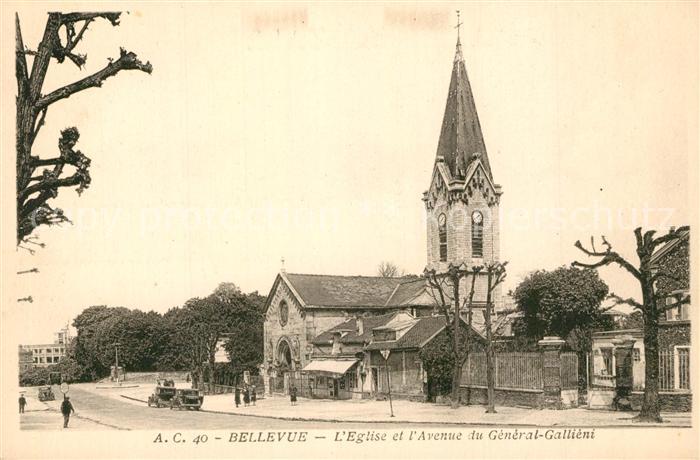 Bellevue Meudon Eglise Avenue du General Galliéni