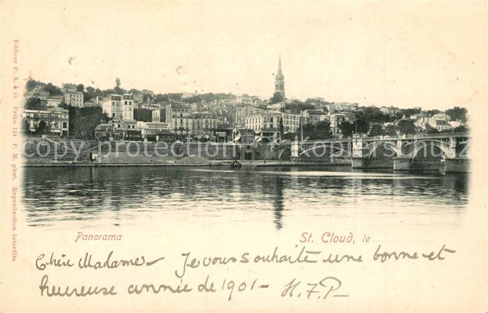 Saint-Cloud Paris Panorama Pont